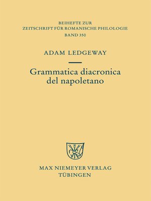 cover image of Grammatica diacronica del napoletano